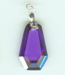 Cubic zirconia pendant-12