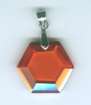 Cubic zirconia pendant-161