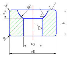 Cup-Sapphire Nozzle