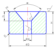 Vee - Hole Jewel Bearings 